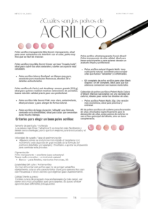 Folleto de tres Acrílicos Acrílico
